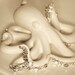 THE MONROE COLLECTION - Swarovski Octopus - Chic Couture Faux Taxidermy