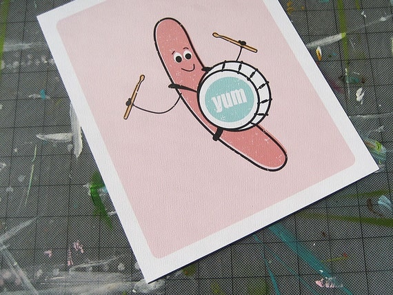 HOT DOG 8"x10" Print