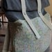 Wax Canvas Backpack - Floral Print - Organic Fabrics - Spring Colors