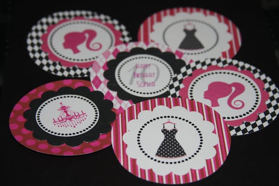 Items toppers cake toppers barbie   24, Vintage  to vintage Barbie toppers similar Cupcake cupcake