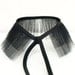 black tulle choker collar- Lucy - ruffled with satin ribbon - made to order