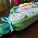 Baby Washcloth Pea Pod - Unique Baby Shower Gifts and Favors infant washcloth cute boy girl neutral