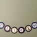 Party Banner: Little Man Mustaches and Ties in Blue Green & Brown - Boy Baby Shower or Kids Birthday Party Decorations