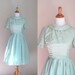 1950s gingham dress / vintage party dress