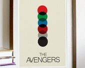 The Avengers Minimalist Poster - A3 Print