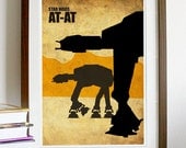 Star Wars - AT-AT A3 Poster Vintage Print