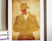 Watchmen Rorschach Vintage A3 Poster Print