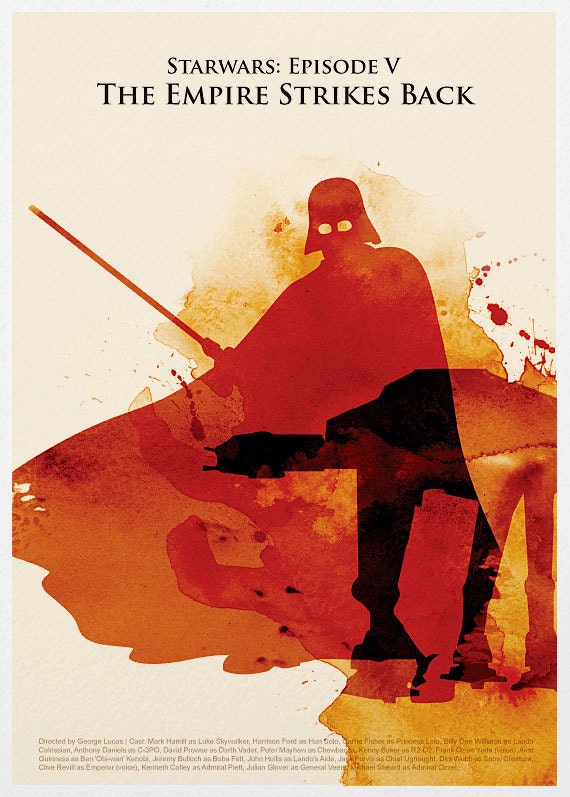 Star Wars: Episode The Empire Strikes Back - Poster A3 Print