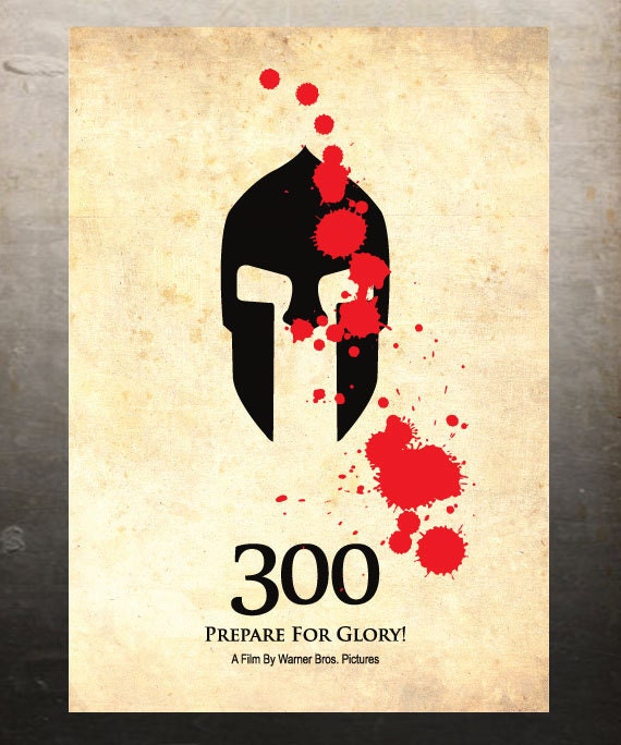 300 - Vintage Poster A3 Print