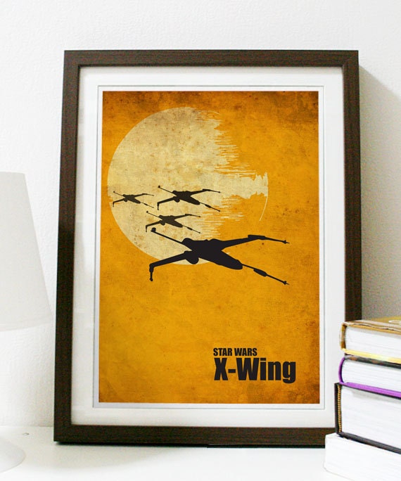Star Wars - X-Wing A3 Poster Vintage Print