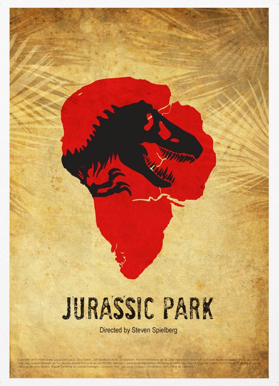 Jurassic Park A3 Poster Print