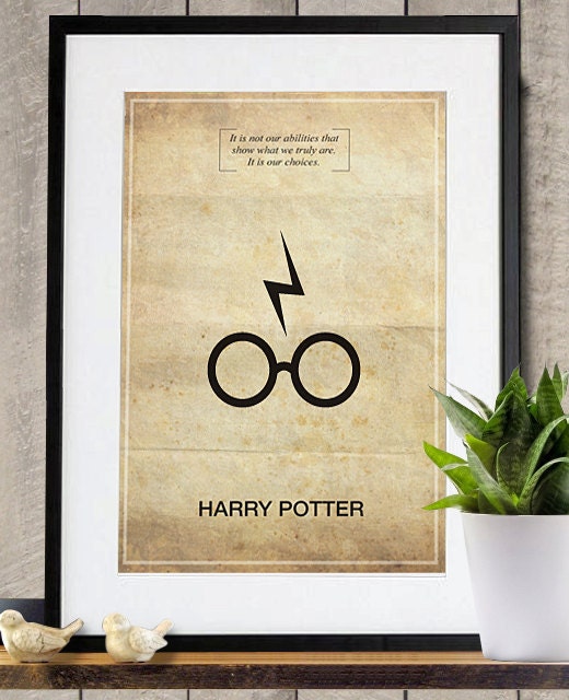 Harry Potter Memorable Quote Vintage 11X17 Poster Print