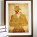 Watchmen Rorschach Vintage A3 Poster Print