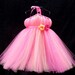 Tutu Dress Flower Girl Dress - 6 Months to 5T - Matching Singed Satin Flower