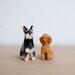 Two Custom Pet Totems - Miniature Animalé Sculptures