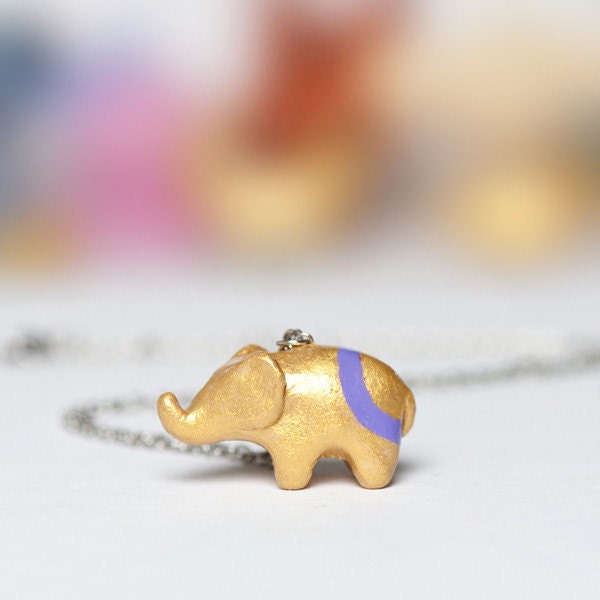 Le Elephant Chroma Totem Necklace by le animalé - Made to Order