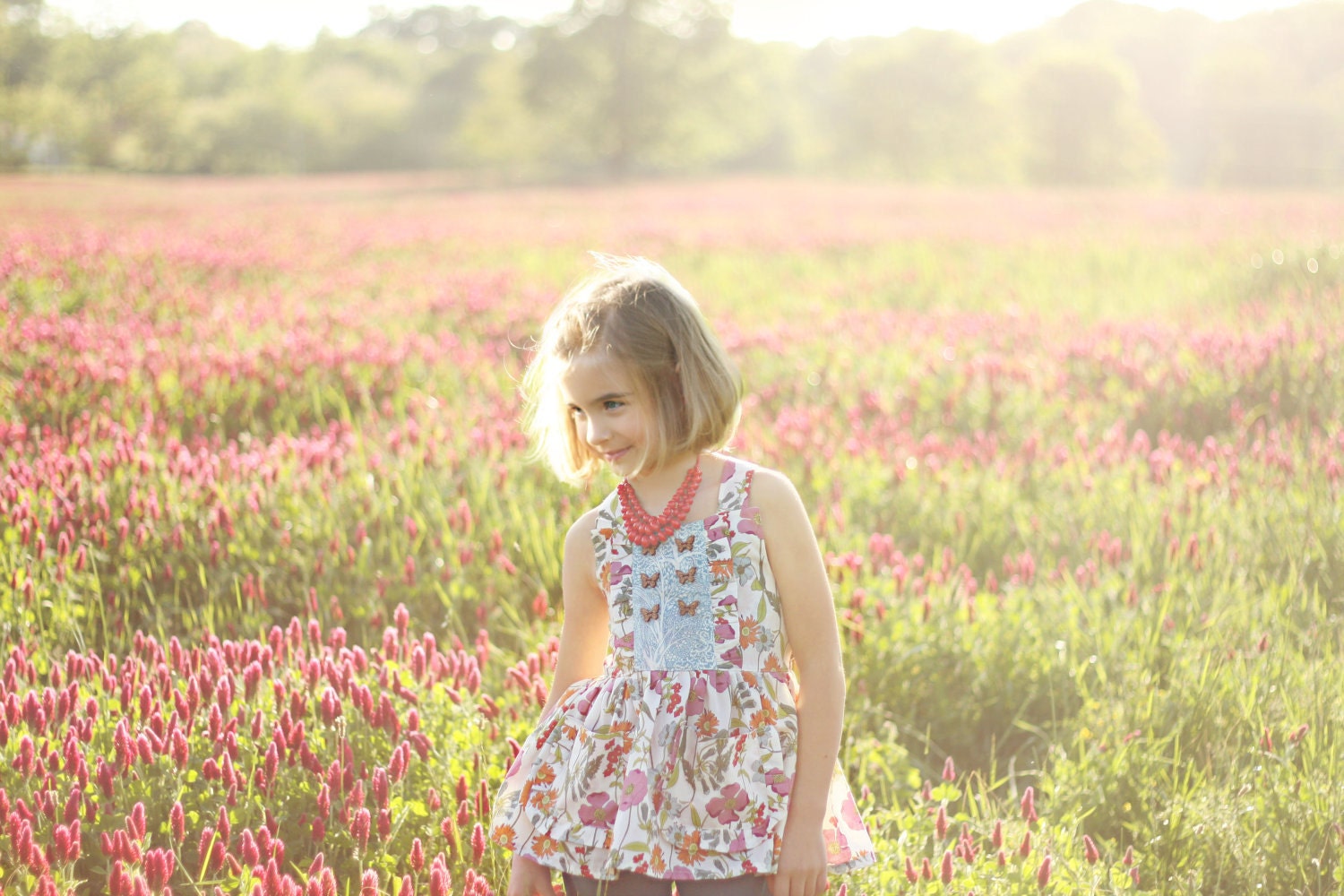 Ginger Top and Dress PDF Pattern and Tutorial, All Sizes 12m-10 years included.