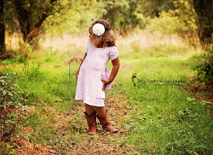 Adele Bustle Dress PDF Pattern & Tutorial, All sizes 2t-10 years included