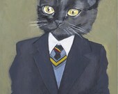 George -8.5 x 11 -Matte Print- From Painting by Heather Mattoon