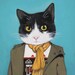 Lupe -8.5 x 11 -Matte Print - From Painting by Heather Mattoon
