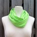 Sale - Infinity Scarf - The PETITE Loop Scarf in Key LIME GREEN Avaible in many Colors