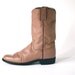 vintage mauve leather Justin boots 6