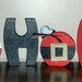 HOHOHO Letters with ornaments - Cute Christmas Decor