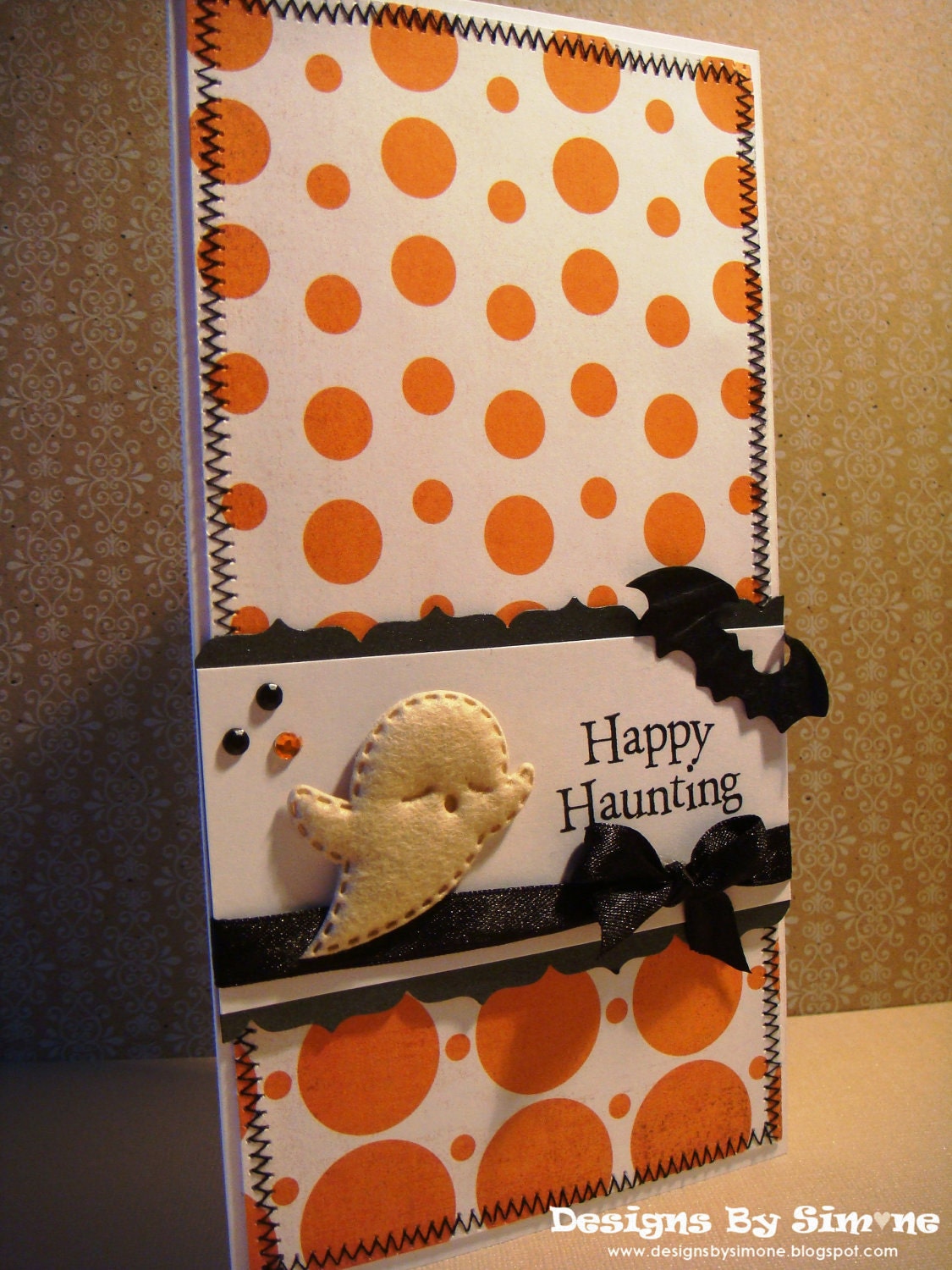 Happy Haunting Halloween Card