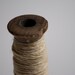 Vintage french wooden spool with hemp twine