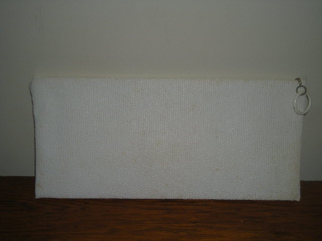 Vintage White Clutch