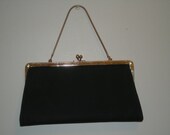 Vintage Purse in Black and Gold