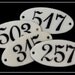 French Enamel Tags
