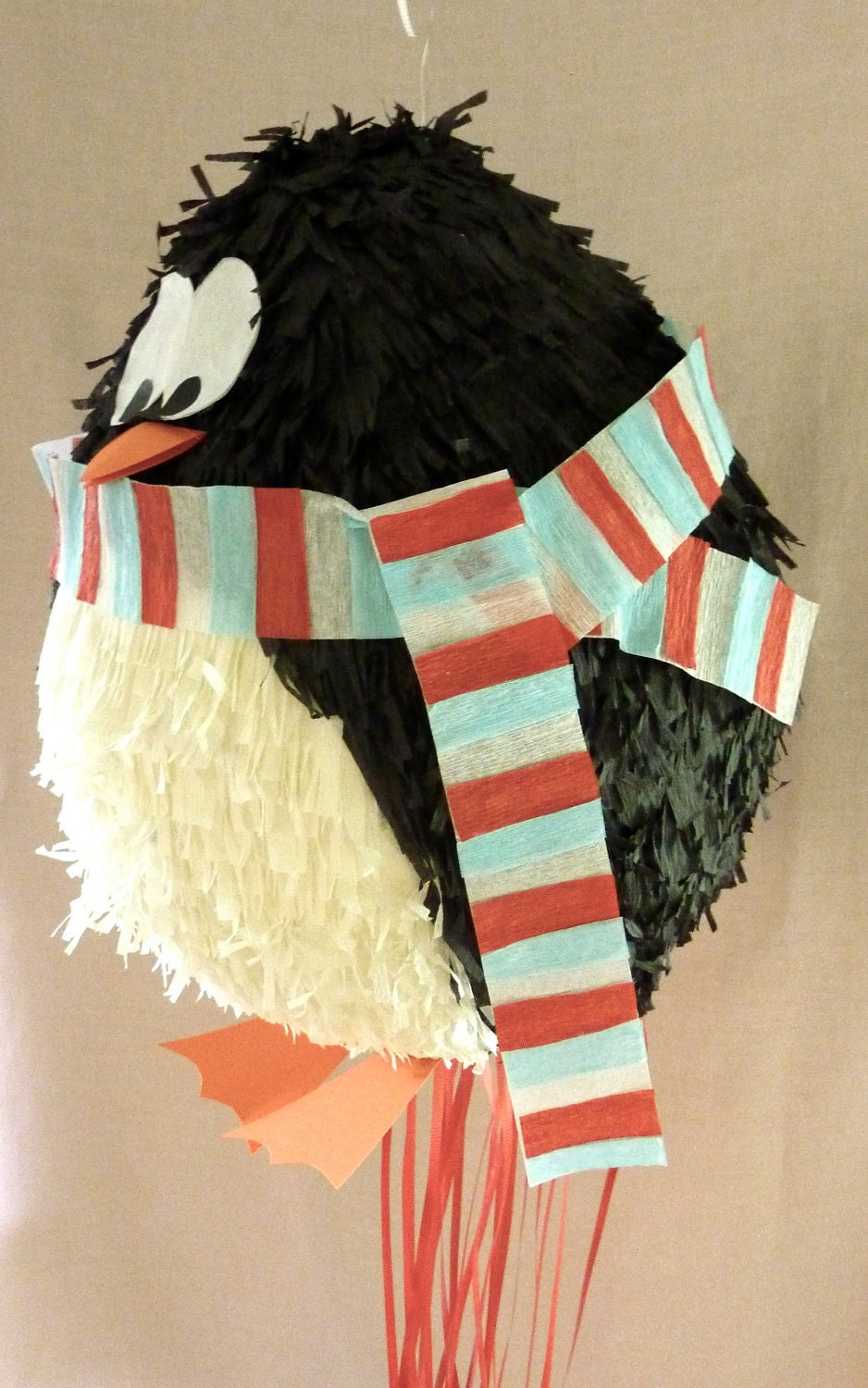 Pinata: Penguin with scarf Il_570xn