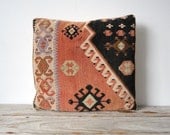 Large Patterned Kilim Style Pillow