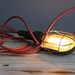 Industrial Caged Wire Pendant Shop Light