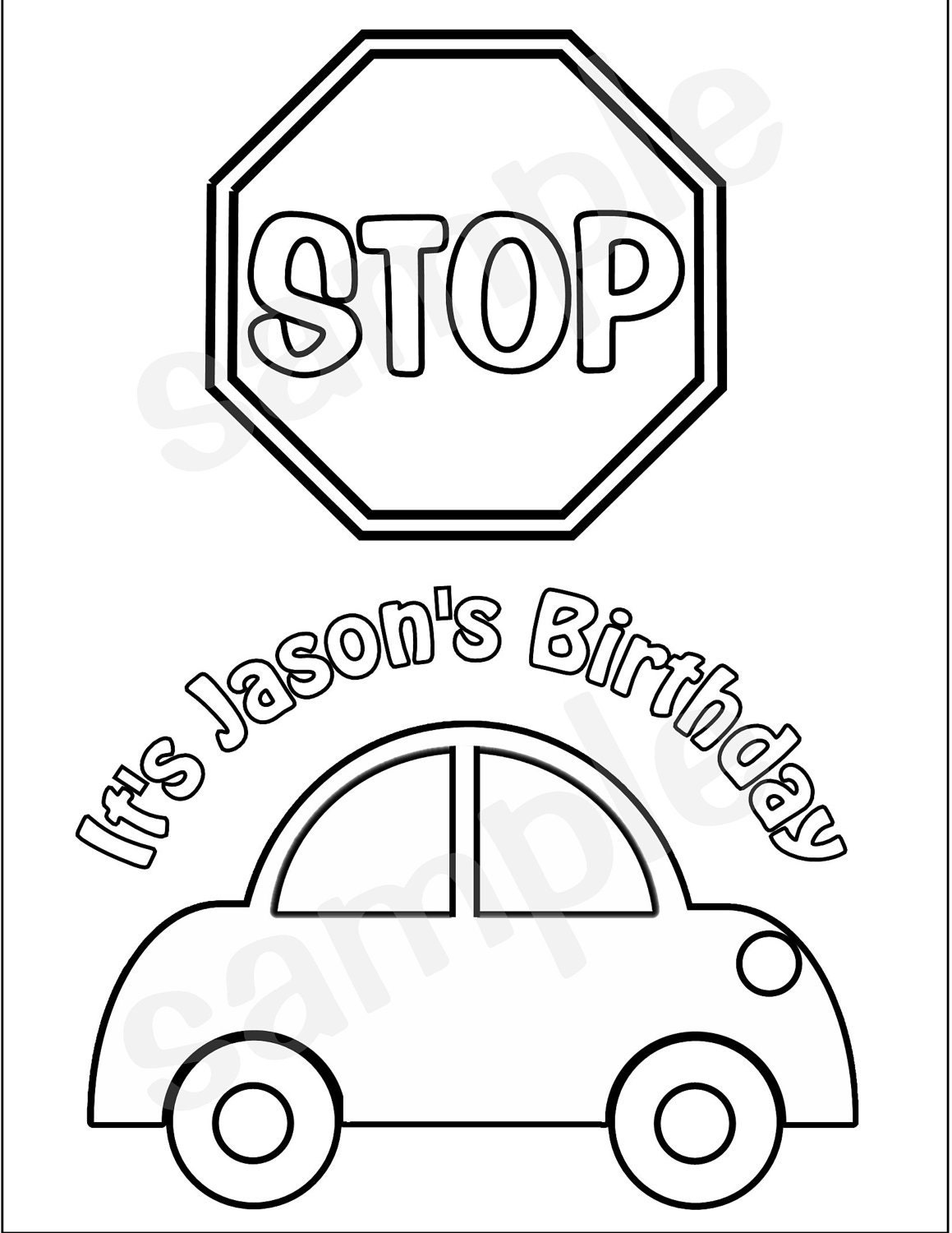 Printable Stop Sign Coloring Page Home Sketch Coloring Page