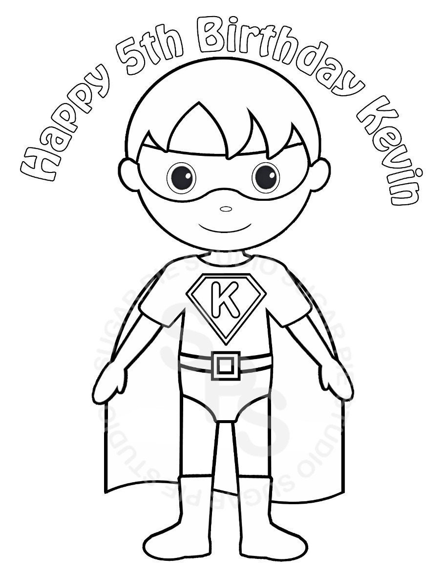 Super Heroes Coloring Pages