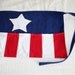 Captain America-n Flag half apron -- women's one size