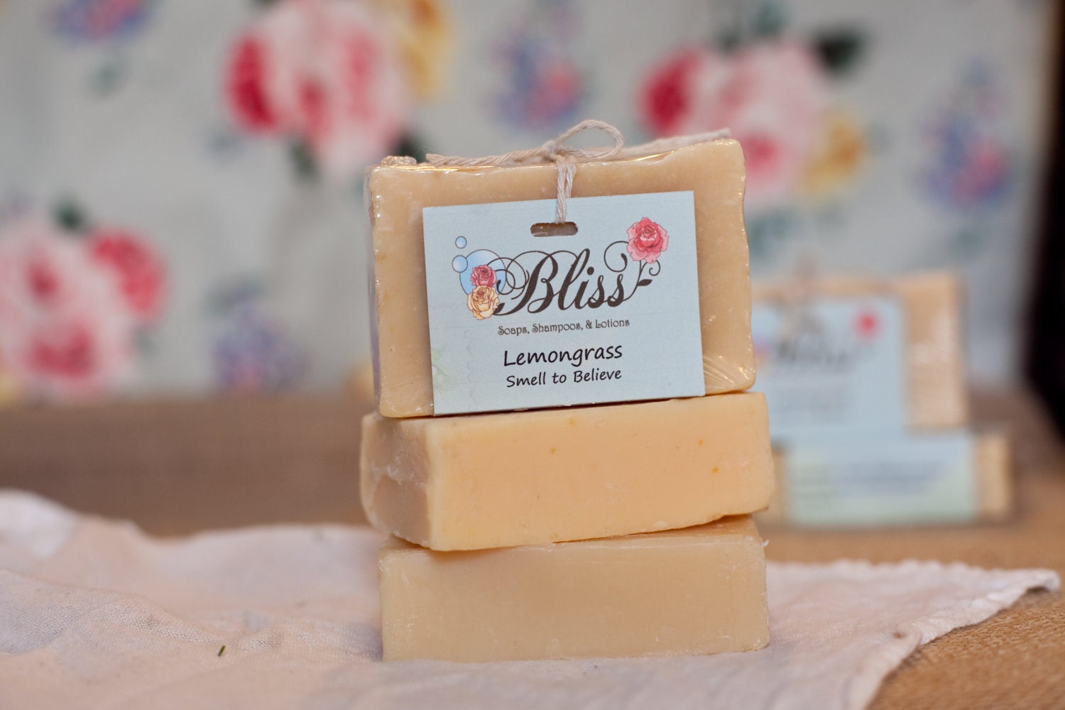 Lemongrass - Milk-based handcrafted old fashioned soap bar.  Smell to believe.