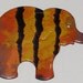 Elephant Magnet - Orange Monster Rehab Energy Drink Can