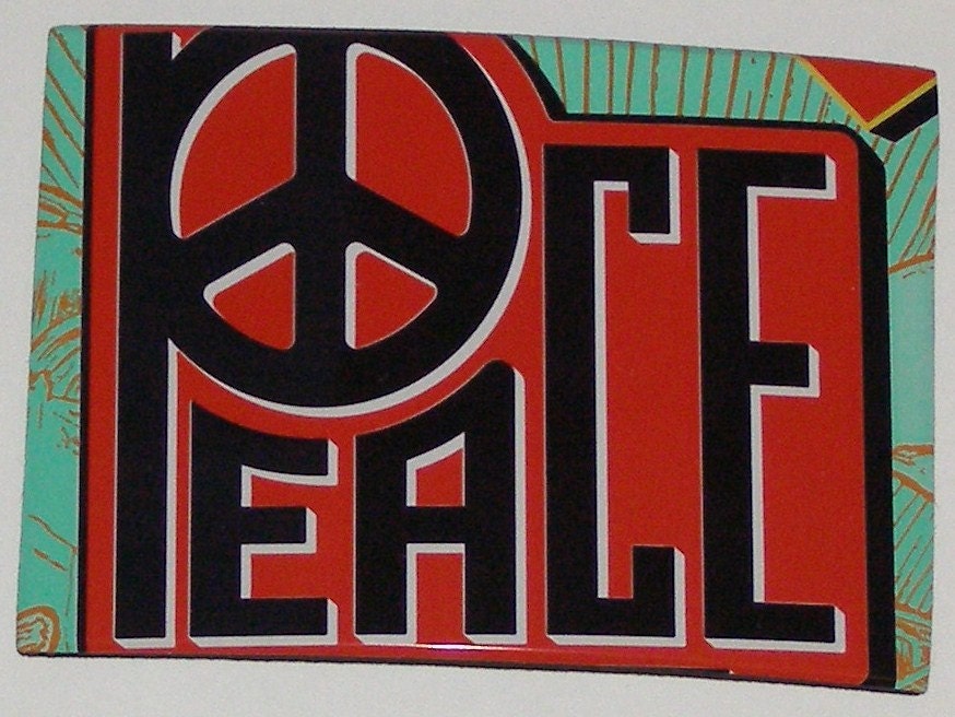 PEACE - Green Tea Soda Can Magnet