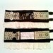 Interchangeable Scripture Cuff - 2 Brown/Black with Lace