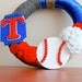 Made to Order - Texas Rangers Handmade 14 inch Wreath by HotGlueHangover