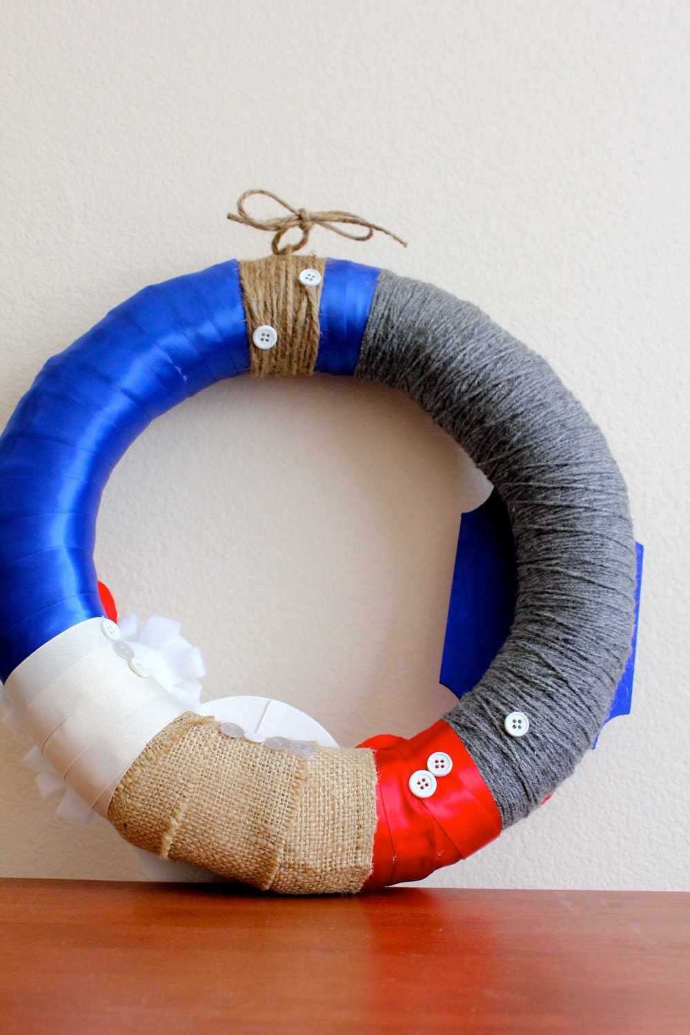 Made to Order - Texas Rangers Handmade 14 inch Wreath by HotGlueHangover