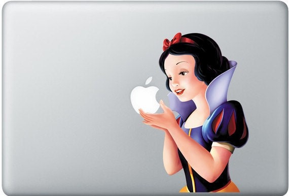 Snow White macbook decal macbook sticker Apple mac decals for macbook pro/air/ipad/iphone