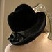 Vintage Ladies Black Velvet Hat and Hat Box