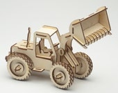 Laser Cut Puzzel Model - Bucket Loader