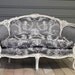 Exquisite Hand Carved French Settee