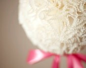 French Chic Handmade Paper Large Pomander Kissing Ball Decoration