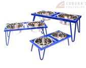 Elevated Dog Feeder, Bowl Holder, Futuristic 16 inch